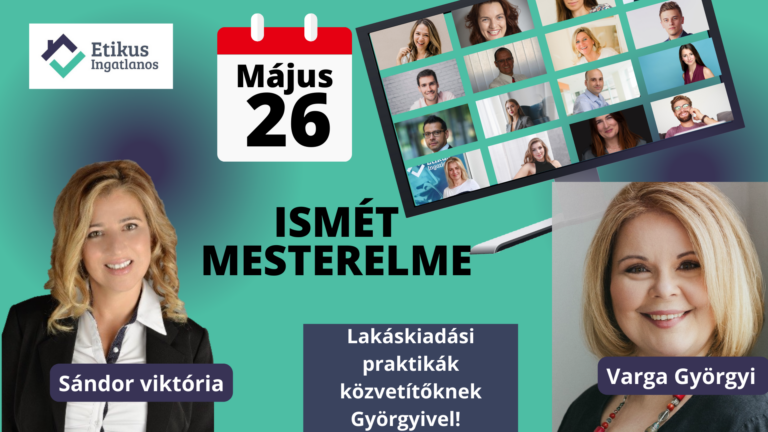 Read more about the article Ingatlanos Mesterelme, 2023.05.26